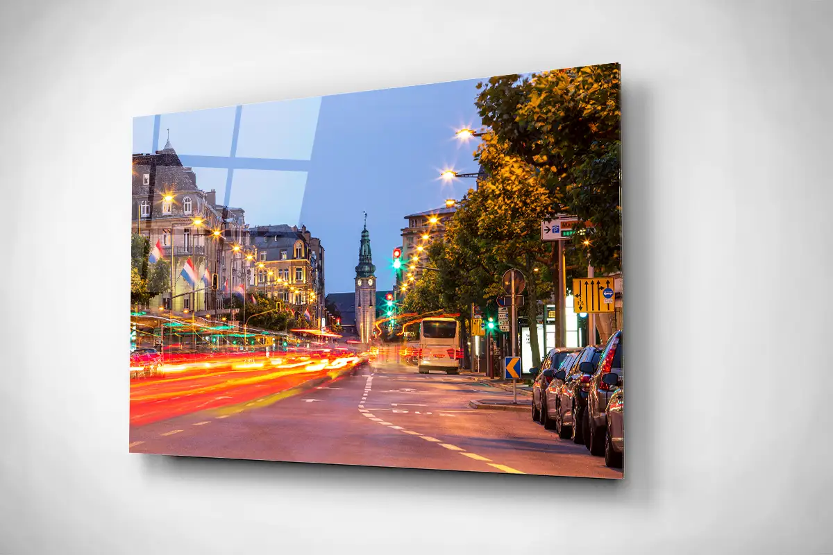 Luxembourg city train station Gare gallery print