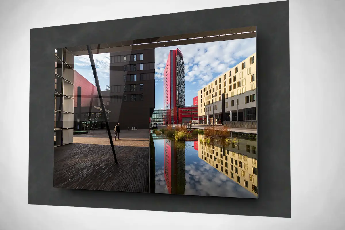 Belval in Esch sur Alzette Luxembourg floating acrylic