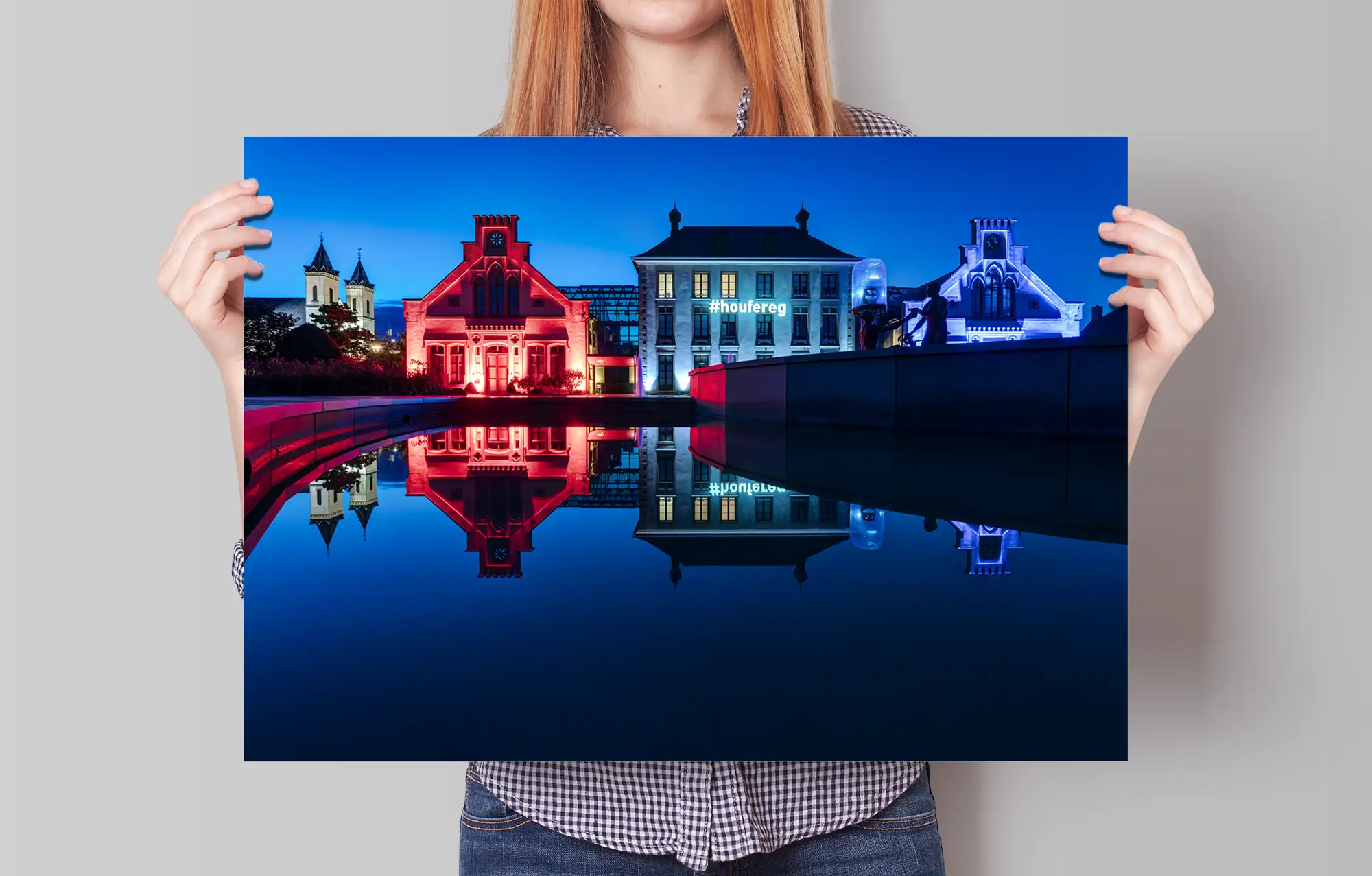 Mamer Castle on National Day Nationalfeierdag poster